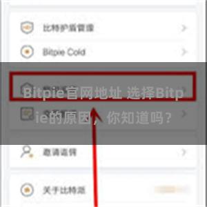 Bitpie官网地址 选择Bitpie的原因，你知道吗？