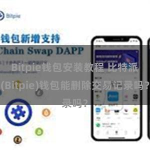 Bitpie钱包安装教程 比特派(Bitpie)钱包能删除交易记录吗？