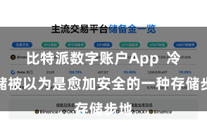 比特派数字账户App  冷存储被以为是愈加安全的一种存储步地